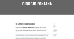 Desktop Screenshot of giorgiofontana.com