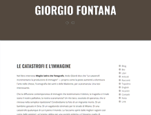 Tablet Screenshot of giorgiofontana.com